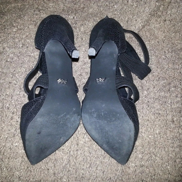 ABS-ALLEN SCHWARTZ-Letta-Black Stiletto Heels - Picture 7 of 7